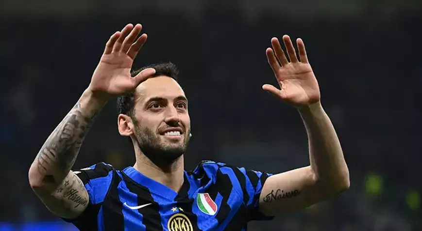 Hakan Çalhanoğlu'ndan Şampiyonlar Ligi'nde ilk! Inter çeyrek finalde